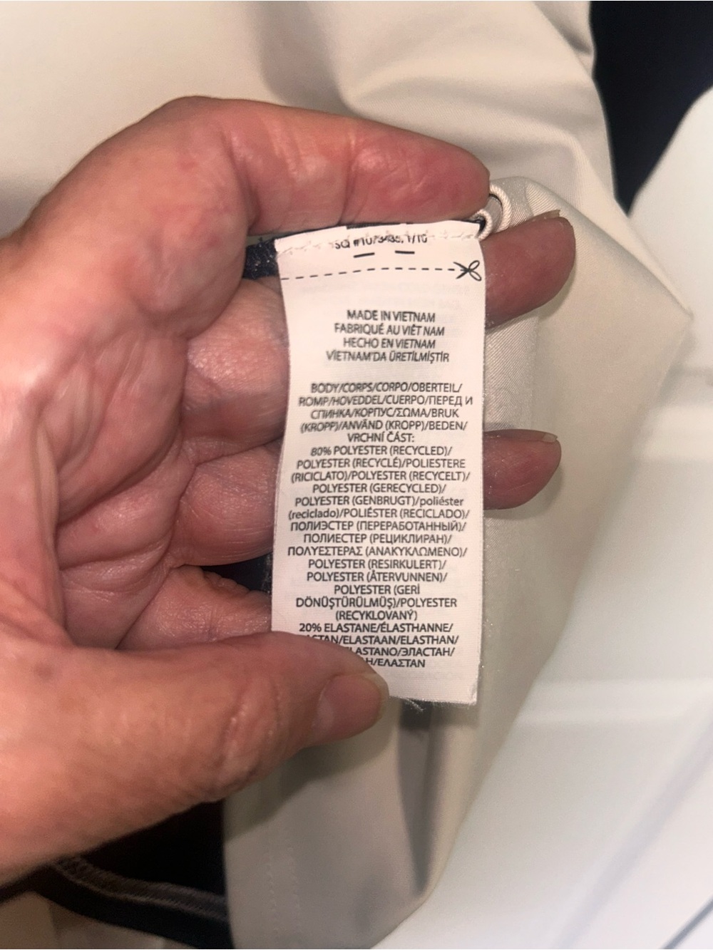 Ralph Lauren RLX Colorblock Polo dress in Light Blue, Navy & White - Picture 6 of 9